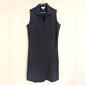 Vintage Ashworth Golf Skort Romper – Zip Front – Size Small – Black